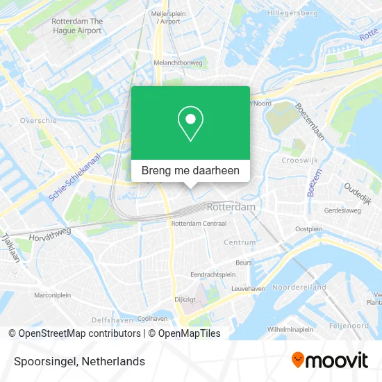 Spoorsingel kaart
