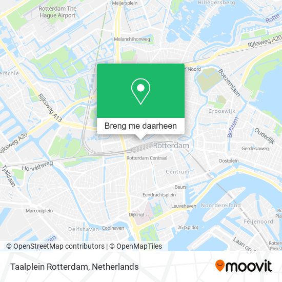 Taalplein Rotterdam kaart