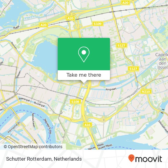 Schutter Rotterdam kaart