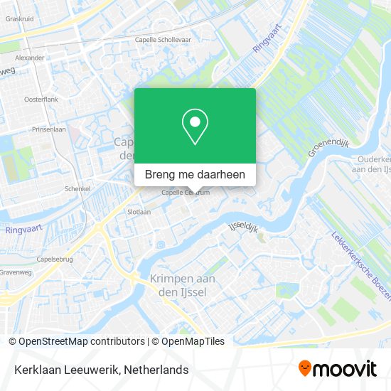 Kerklaan Leeuwerik kaart