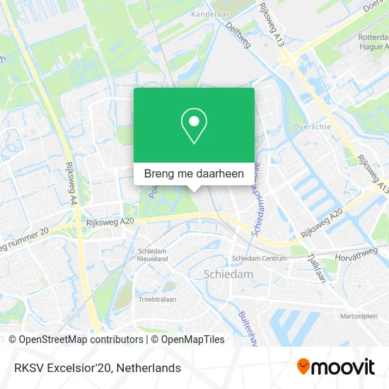 RKSV Excelsior'20 kaart