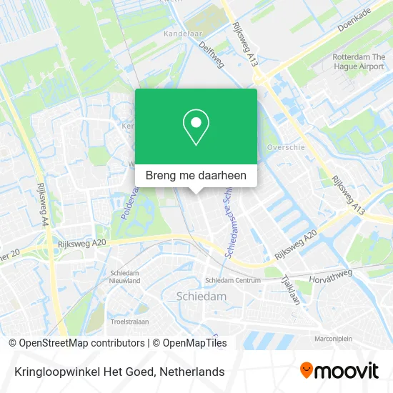 Kringloopwinkel Het Goed kaart