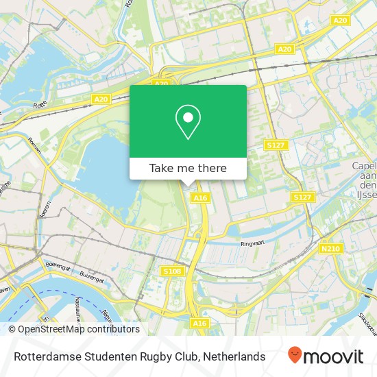 Rotterdamse Studenten Rugby Club kaart