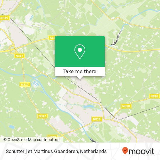 Schutterij st Martinus Gaanderen kaart