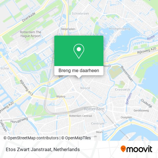 Etos Zwart Janstraat kaart