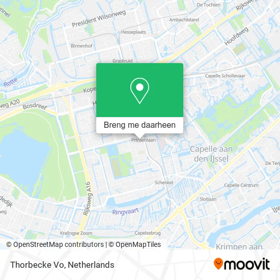 Thorbecke Vo kaart