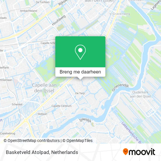 Basketveld Atolpad kaart