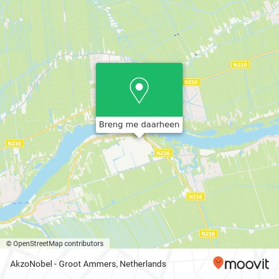 AkzoNobel - Groot Ammers kaart