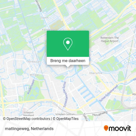 matlingeweg kaart