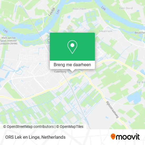 ORS Lek en Linge kaart