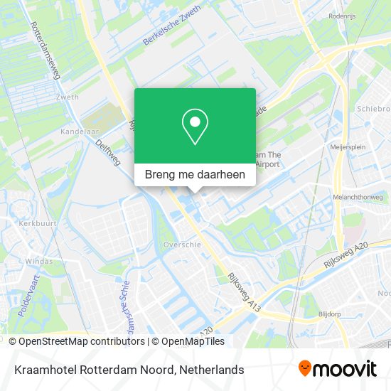 Kraamhotel Rotterdam Noord kaart