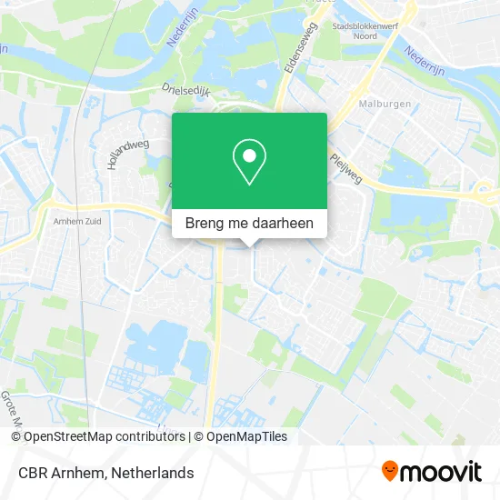 CBR Arnhem kaart