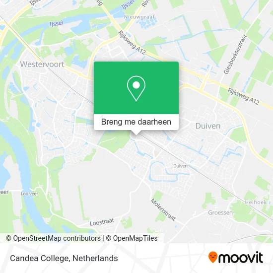 Candea College kaart
