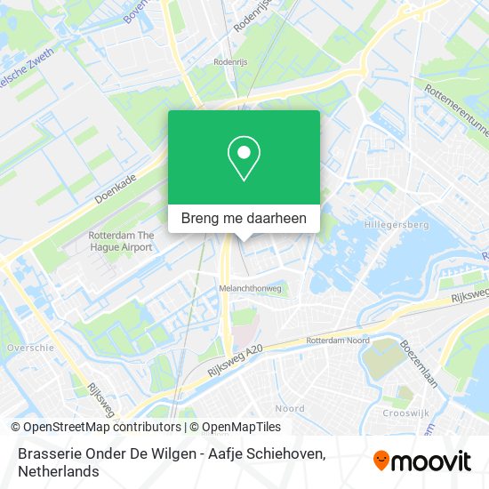 Brasserie Onder De Wilgen - Aafje Schiehoven kaart