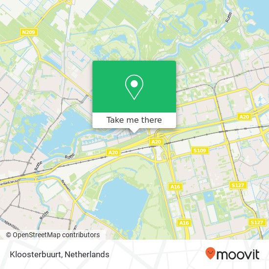 Kloosterbuurt kaart