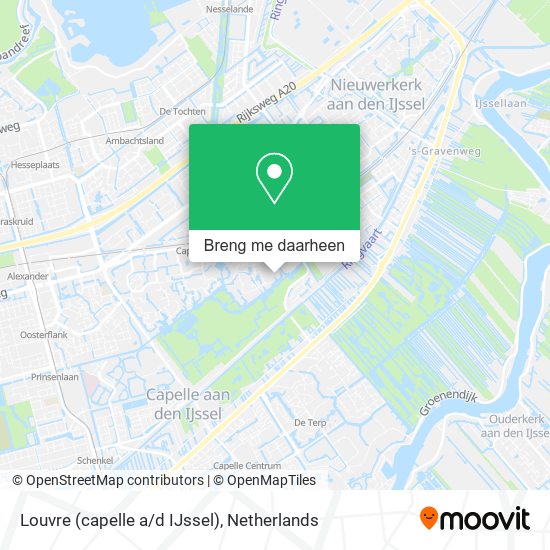 Louvre (capelle a/d IJssel) kaart
