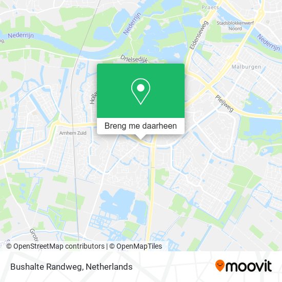 Bushalte Randweg kaart