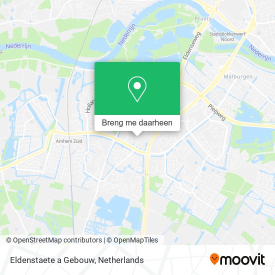 Eldenstaete a Gebouw kaart