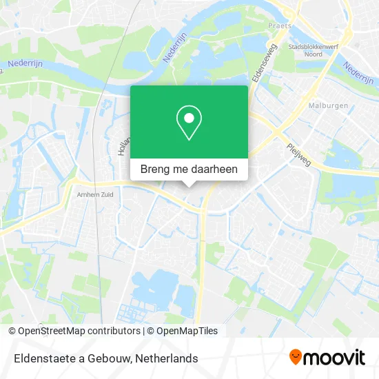 Eldenstaete a Gebouw kaart