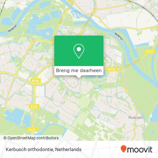 Kerbusch orthodontie kaart