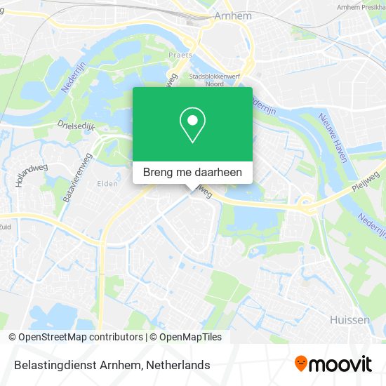 Belastingdienst Arnhem kaart