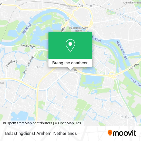 Belastingdienst Arnhem kaart