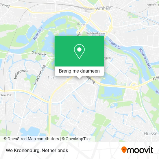 We Kronenburg kaart