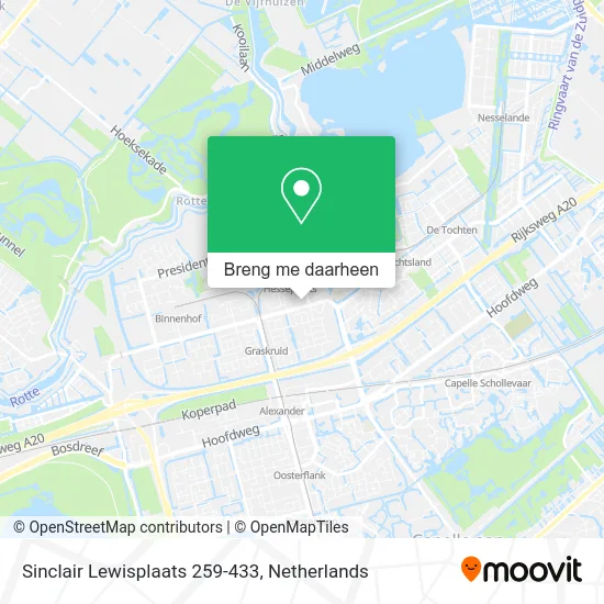 Sinclair Lewisplaats 259-433 kaart