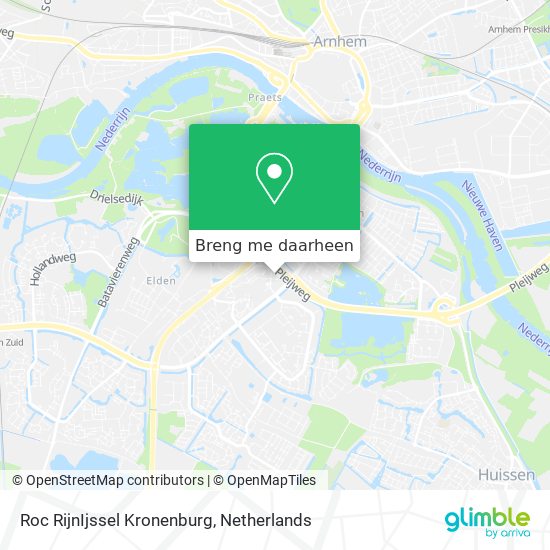 Roc RijnIjssel Kronenburg kaart