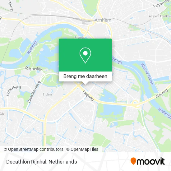 Decathlon Rijnhal kaart