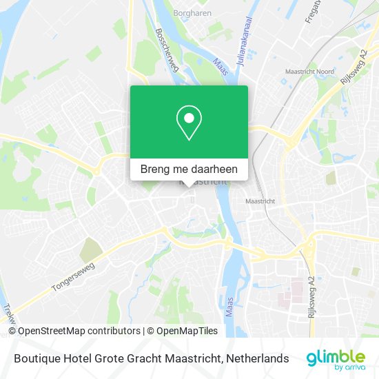 Boutique Hotel Grote Gracht Maastricht kaart