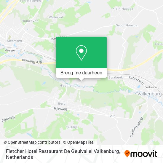 Fletcher Hotel Restaurant De Geulvallei Valkenburg kaart