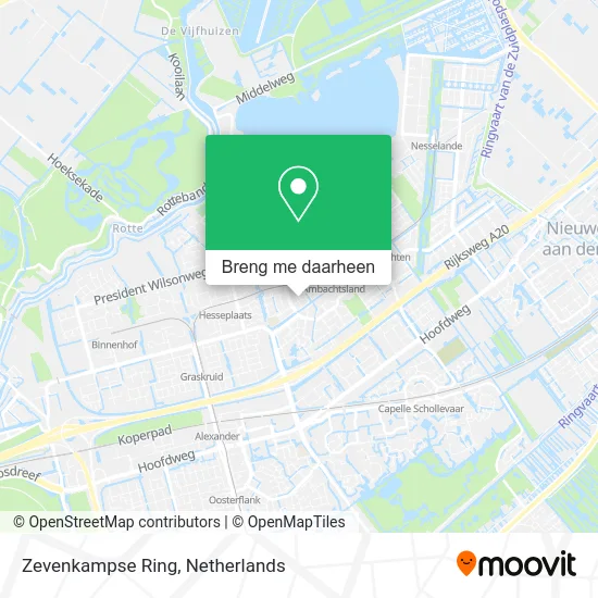 Zevenkampse Ring kaart