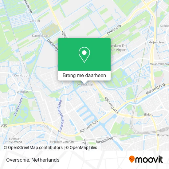 Overschie kaart