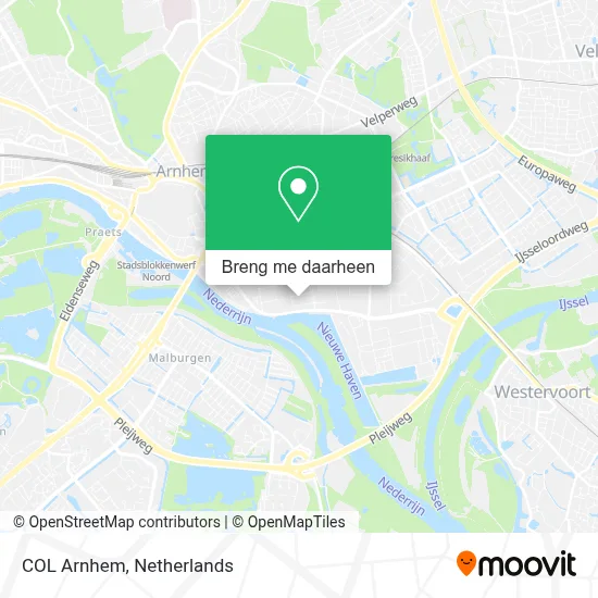 COL Arnhem kaart