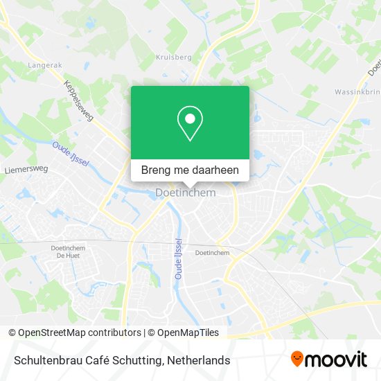 Schultenbrau Café Schutting kaart