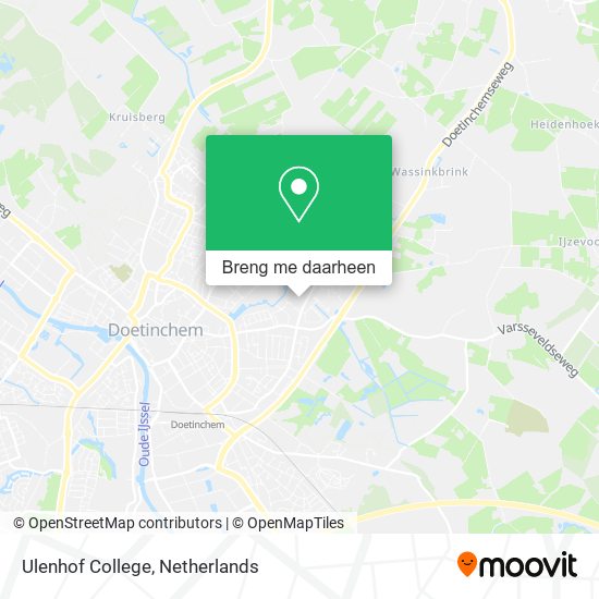 Ulenhof College kaart