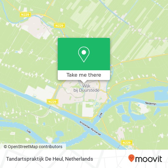 Tandartspraktijk De Heul kaart