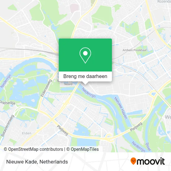 Nieuwe Kade kaart