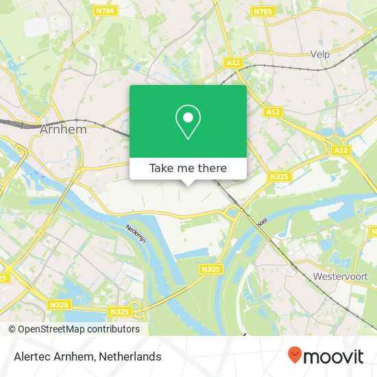 Alertec Arnhem kaart