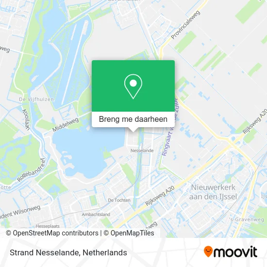 Strand Nesselande kaart