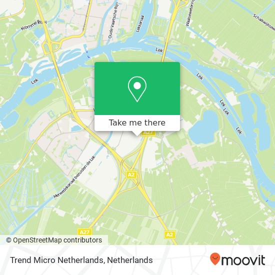 Trend Micro Netherlands kaart
