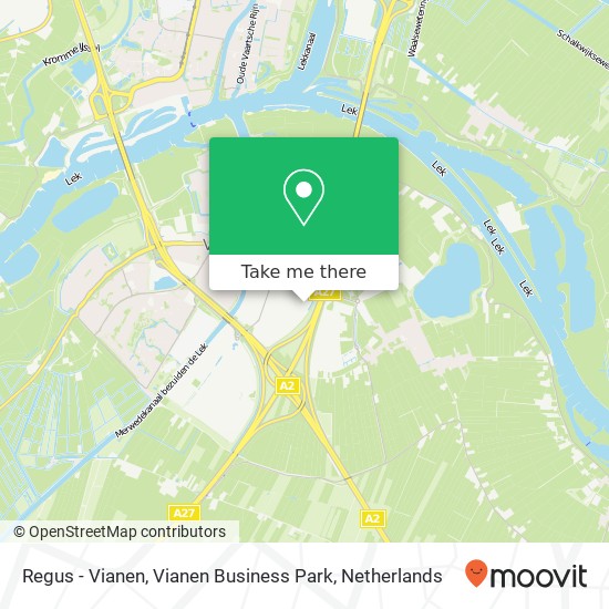 Regus - Vianen, Vianen Business Park kaart