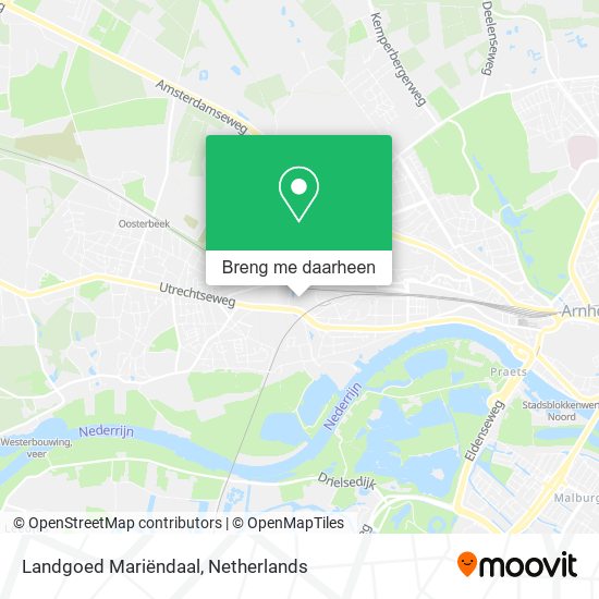 Landgoed Mariëndaal kaart