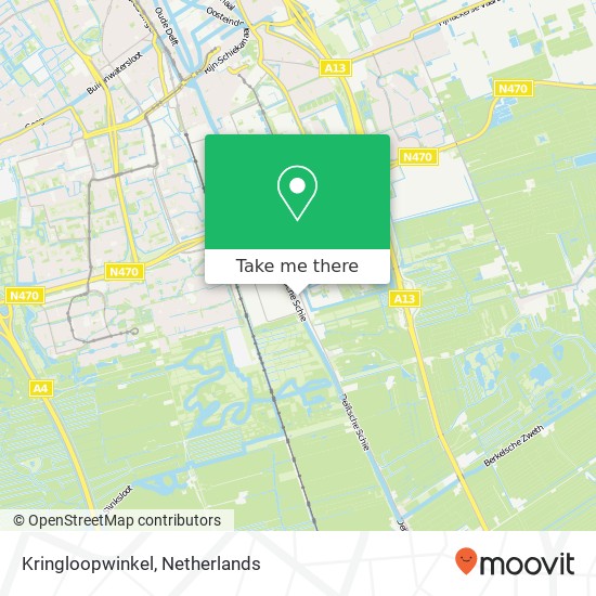 Kringloopwinkel kaart