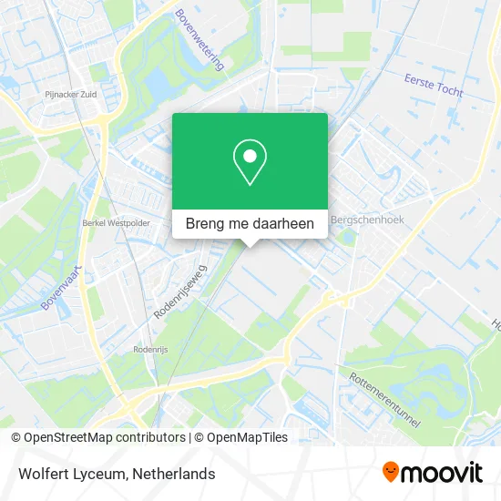 Wolfert Lyceum kaart