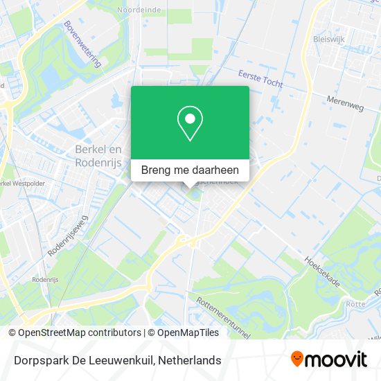 Dorpspark De Leeuwenkuil kaart