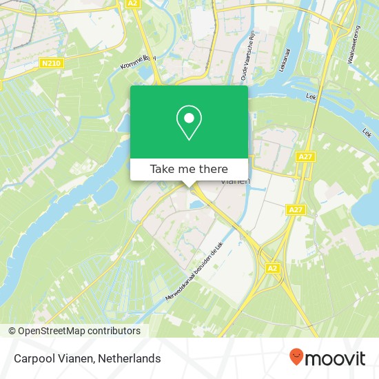 Carpool Vianen kaart