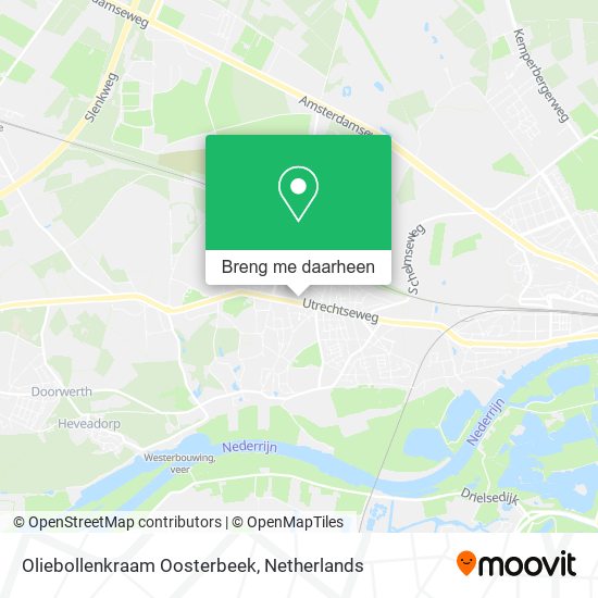 Oliebollenkraam Oosterbeek kaart