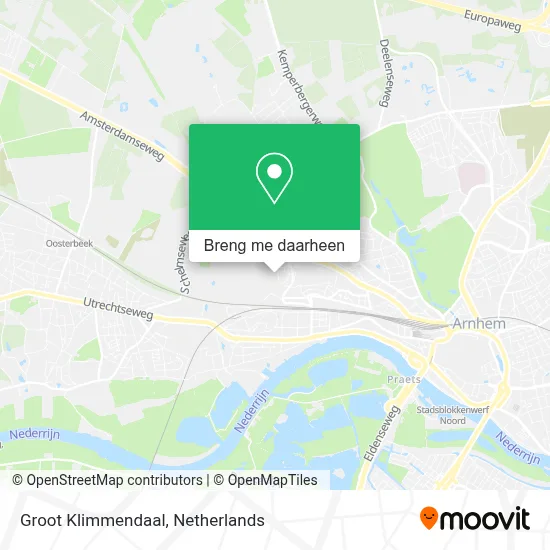 Groot Klimmendaal kaart